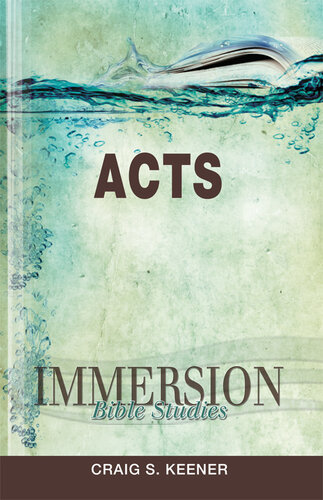 Immersion Bible Studies: Acts