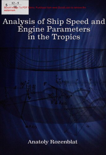 Analysis of ship speed and engine parameters in the tropics [Текст]