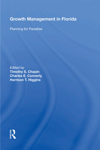 Growth management in Florida : planning for paradise