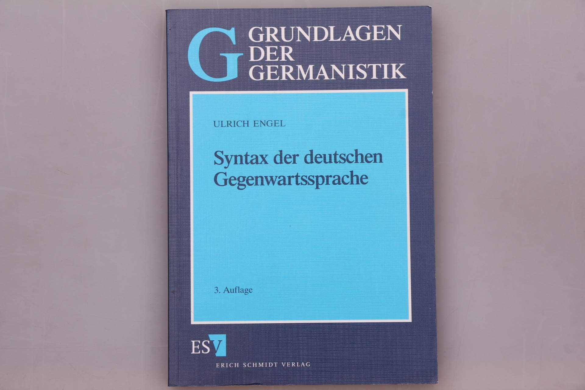 Syntax der deutschen Gegenwartssprache