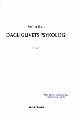 Dagliglivets psykologi