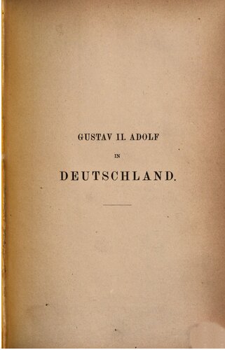 Gustav II. Adolf in Deutschland