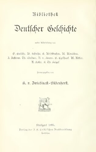 Deutsche Geschichte im Zeitalter der Gegenreformation und des Dreißigjährigen Krieges (1555-1648) / 1586-1618