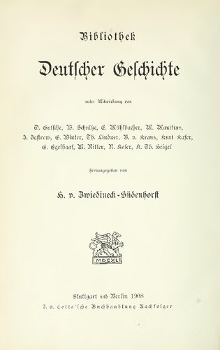 Deutsche Geschichte im Zeitalter der Gegenreformation und des Dreißigjährigen Krieges (1555-1648) / Geschichte des Dreißigjährigen Krieges