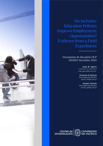 Do Inclusive Education Policies Improve Employment Opportunities? Evidence from a Field Experiment