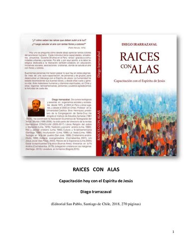 Raíces con alas. Capacitación con el Espíritu de Jesús