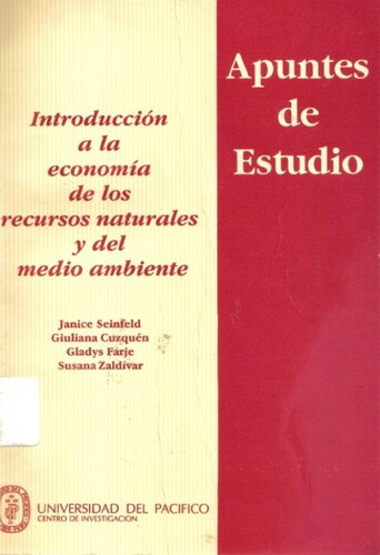 Introducción a la economía de los recursos naturales y del medio ambiente