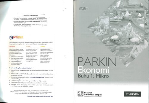 Ekonomi buku 1: Mikro; ch.1-10 ( -an Indonesian translation of Michael Parkin's Economics 11th-)
