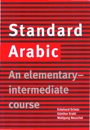 Standard Arabic An Elementary Intermediate Course
