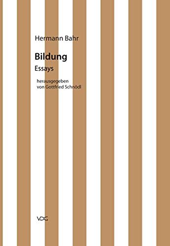 Kritische Schriften in Einzelausgaben / Bildung: Essays