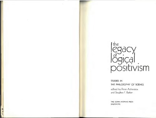 The Legacy of Logical Positivism