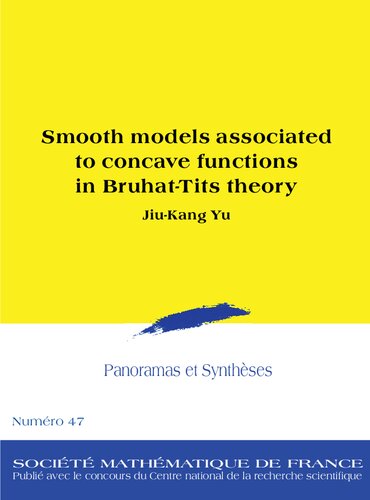 Smooth models associated to concave functions in Bruhat-Tits theory