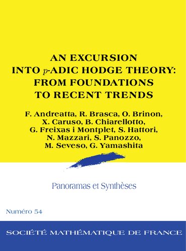An excursion into p-adic Hodge theory : from foundations to recent trends