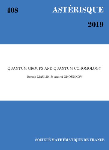Quantum groups and quantum cohomology