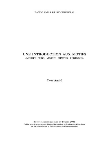 Une introduction aux motifs: motifs purs, motifs mixtes, périodes