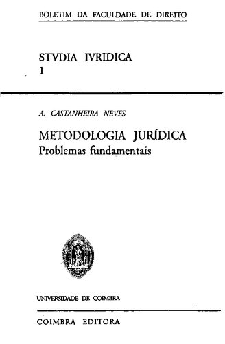 Metodologia jurídica: problemas fundamentais