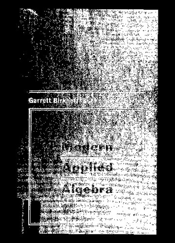 Modern Applied Algebra   7987654321