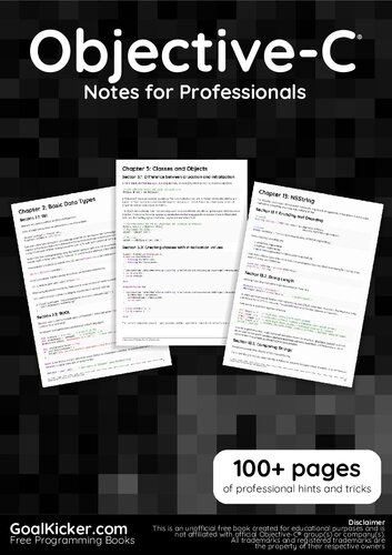 Objective-C® Notes for Professionals book