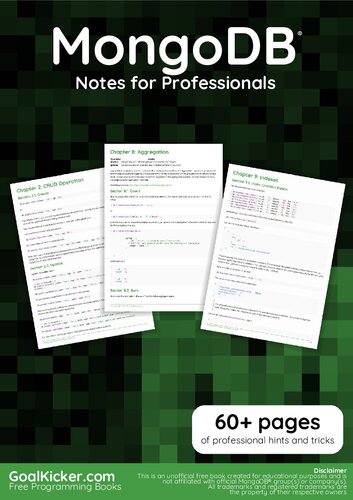 MongoDB® Notes for Professionals book