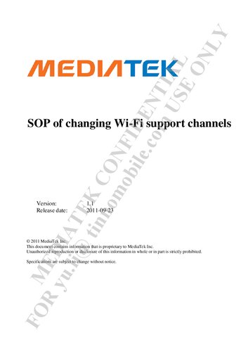 MT6573 MT6575 SOP of changing Wi-Fi support channels