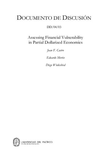 Assessing Financial Vulnerability in Partial Dollarized Economies