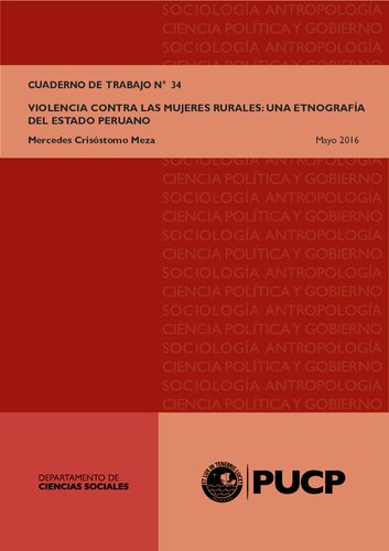 Violencia contra las mujeres rurales: Una etnografía del Estado peruano