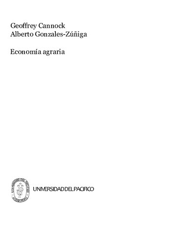 Economía agraria
