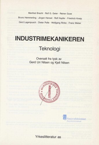 Industrimekanikeren : teknologi