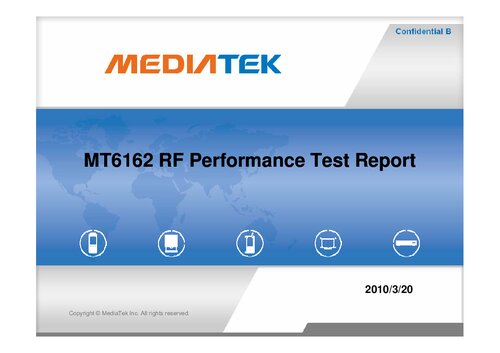 MT6162 RF Performance Test Report
