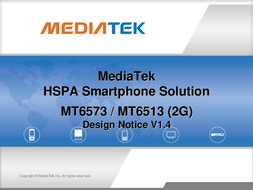 MT6573/MT6513 (2G) Design Notice