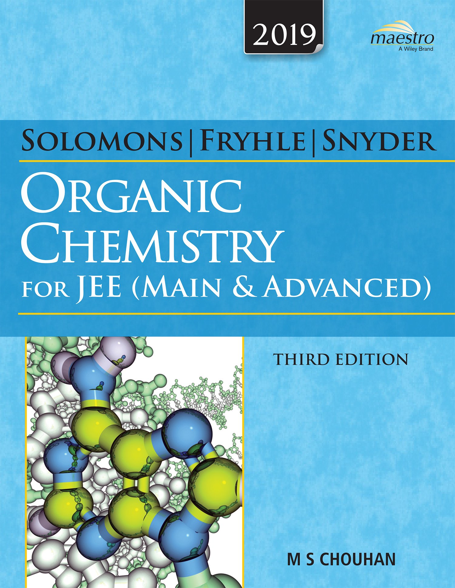 Wiley's Solomons, Fryhle & Snyder Organic Chemistry For Jee