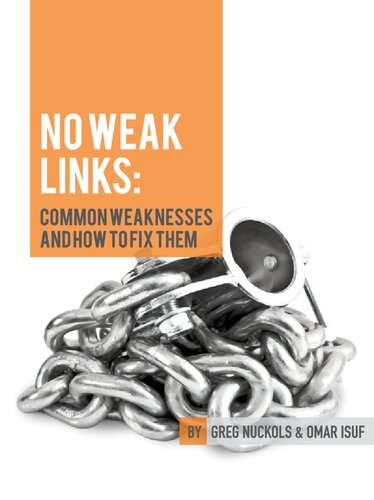 No Weak Links: Common Weaknesses and How to Fix Them