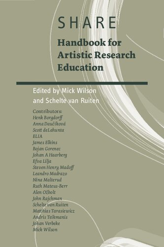 SHARE Handbook for Artistic Research Education