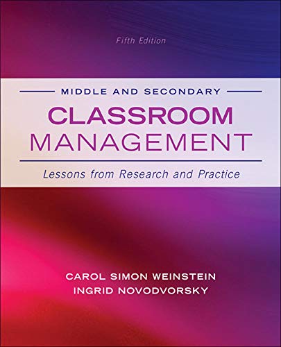 Middle and Secondary Classroom Management: Lessons from Research and Practice