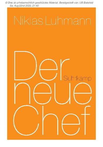Der neue Chef