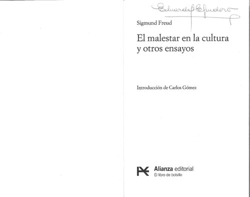 El malestar en la cultura