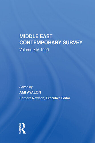 Middle East Contemporary Survey, Volume XIV: 1990