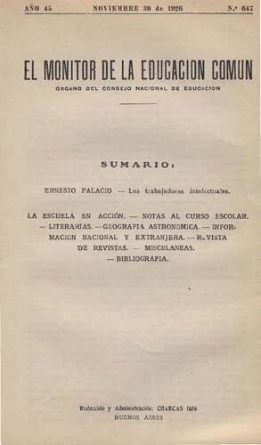 El monitor de la educación común