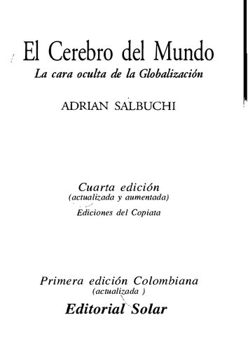 El cerebro del mundo. La cara oculta de la globalización