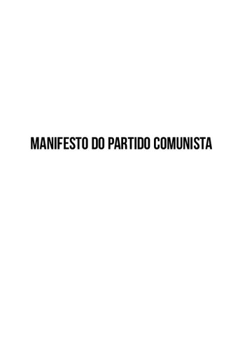 Manifesto do partido comunista
