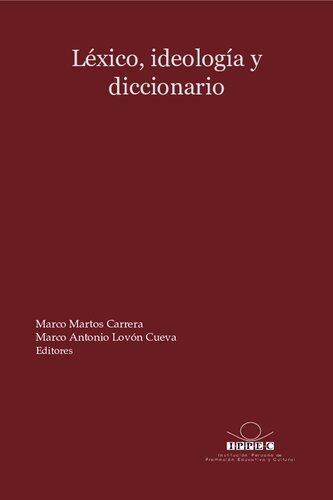 Léxico, ideología y diccionario