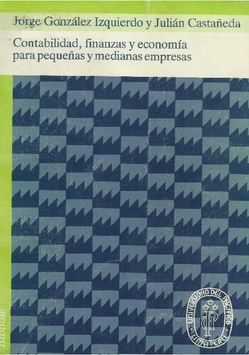 Contabilidad, finanzas y economía para pequeñas y medianas empresa