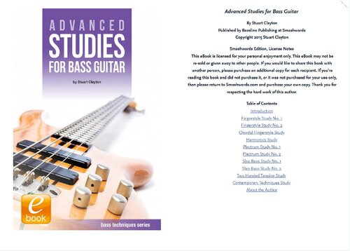 Advanced Studies For Bass Guitar.