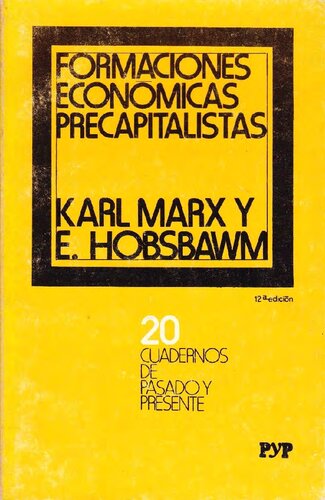 Formaciones económicas precapitalistas