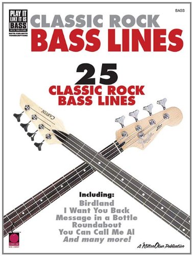 Classic Rock Bass Lines (Play It Like It Is Bass)