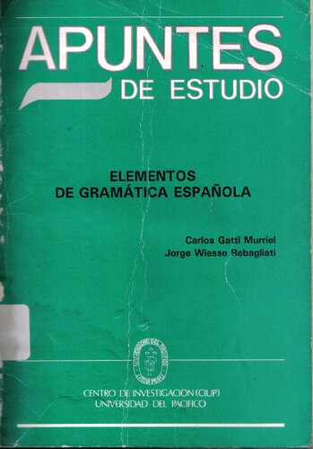 Elementos de gramática española