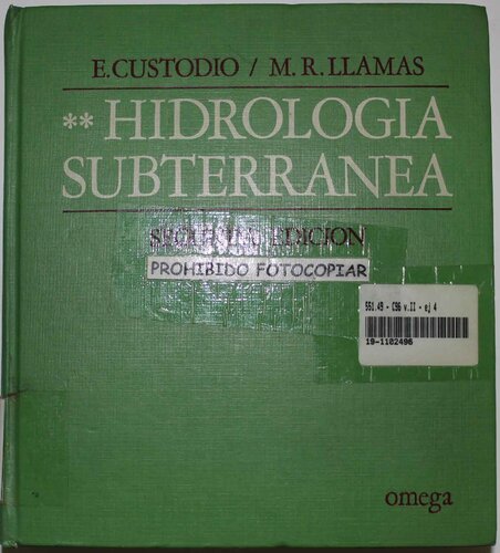 Hidrogeología Subterránea