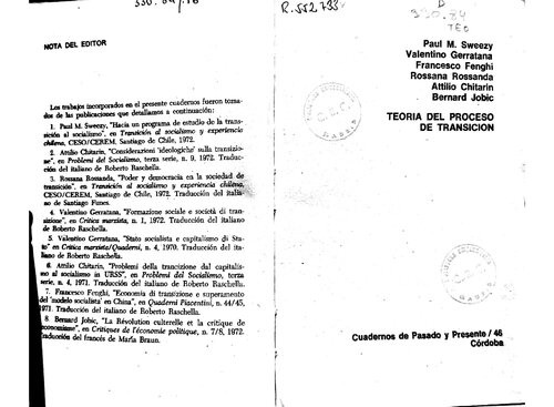 Teoria del proceso de transicion