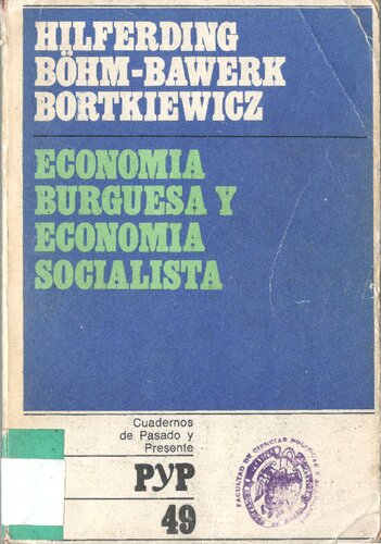 Economía burguesa y economía socialista