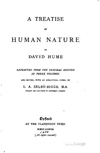 A Treatise of Human Nature